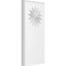 Ekena Millwork Standard Foster Flower Plinth Block With Rounded Edge, 4 1/2"W x 9"H x 1/2"P PBP045X090X050FOS11 - alternate 1